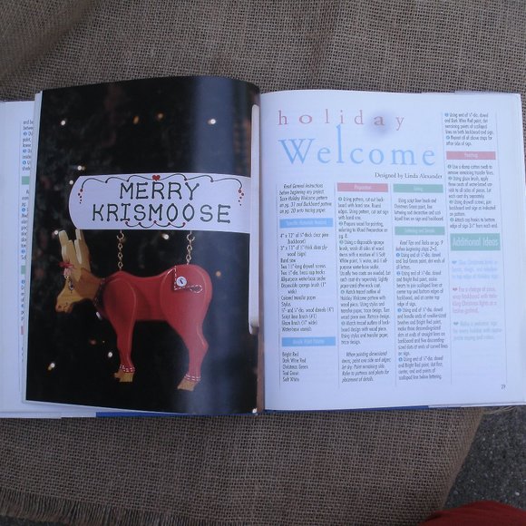 Country Style Painted Wood Projects crafts art book - Picture 9 of 16